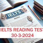 Đề thi thật IELTS Reading ngày 30-3-2024