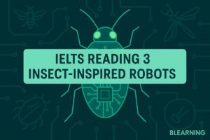 IELTS Reading Passage 3: Insect – inspired robots