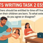 IELTS Writing Task 2: All fathers should be entitled to time off from work when their children are born.