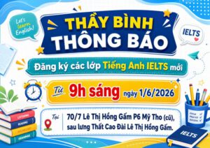 Thông báo khai giảng các lớp IELTS Season 17 năm 2026